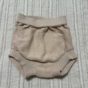 Quincy Mae Beige Knit Bloomers